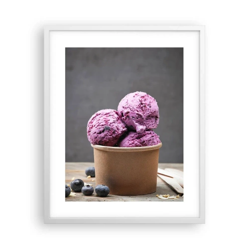 Affisch i vit ram - Sötma och svalka - 40x50 cm