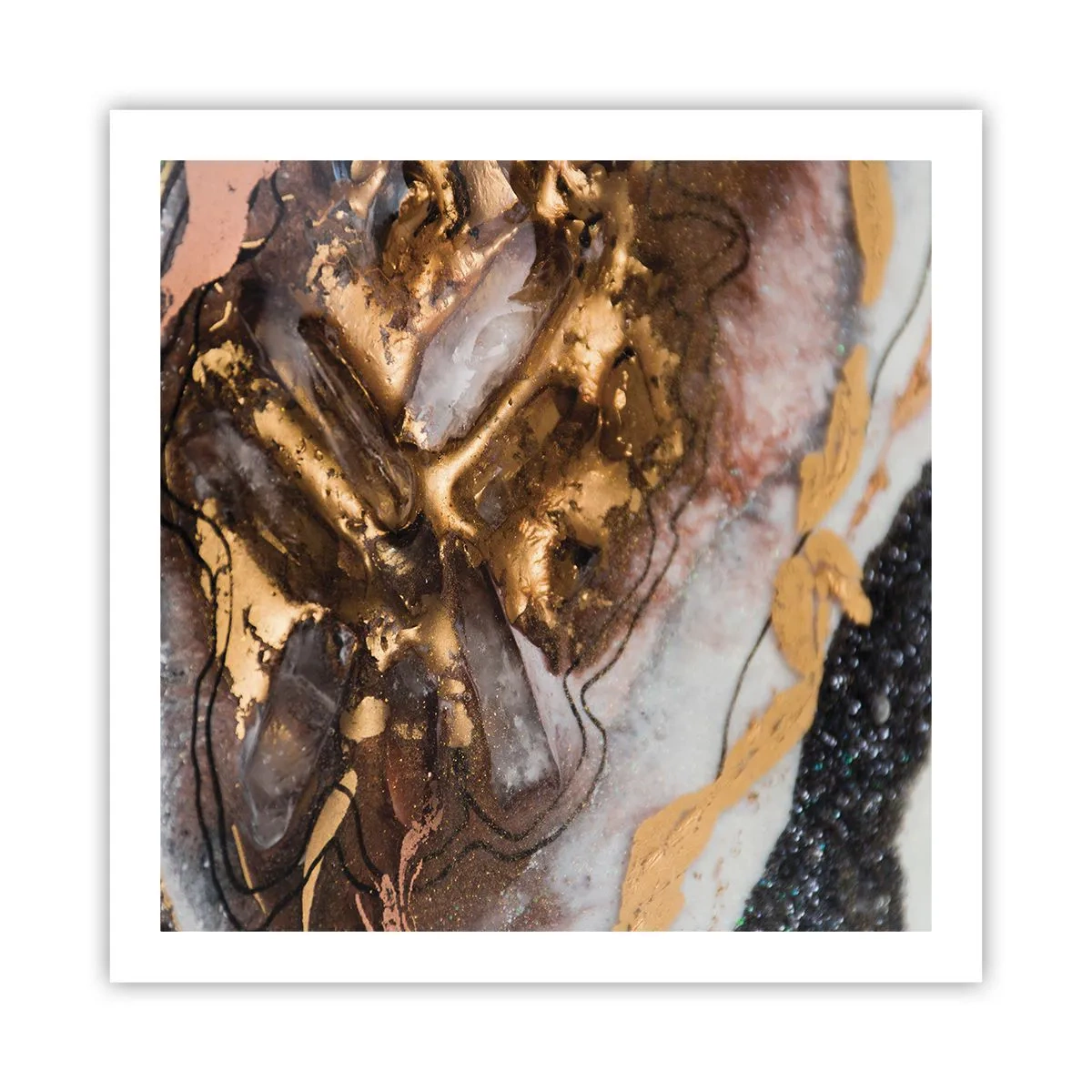 Affisch - Jordens element - 60x60 cm