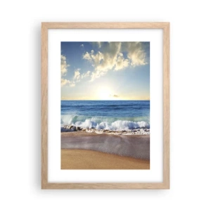 Affisch i ram av ljusek - Rörlighet och orörlighet samtidigt - 30x40 cm