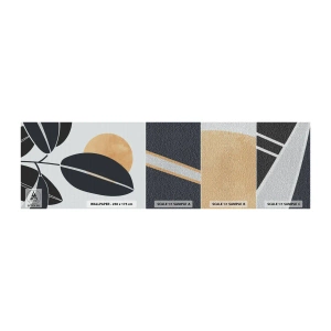 Provbit av fototapet Premium Canvas - Het sommardag - Botanik, Löv, Minimalism - 100x30 cm