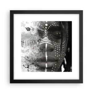 Affisch i svart ram - Upptäck den ursprungliga andan - 30x30 cm