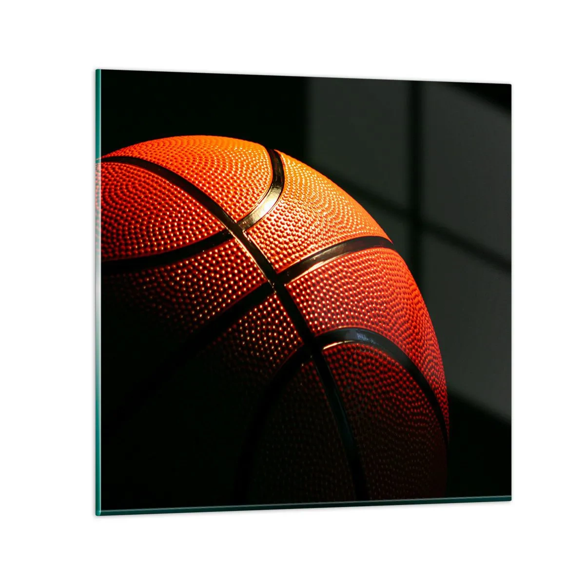 Glastavla - Bild på glas - Vacker som planeten - 50x50 cm