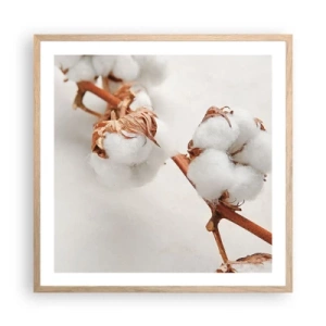 Affisch i ram av ljusek - Krama om - 60x60 cm