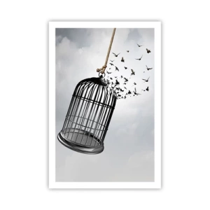 Affisch - Tro...Hopp...Frihet! - 61x91 cm