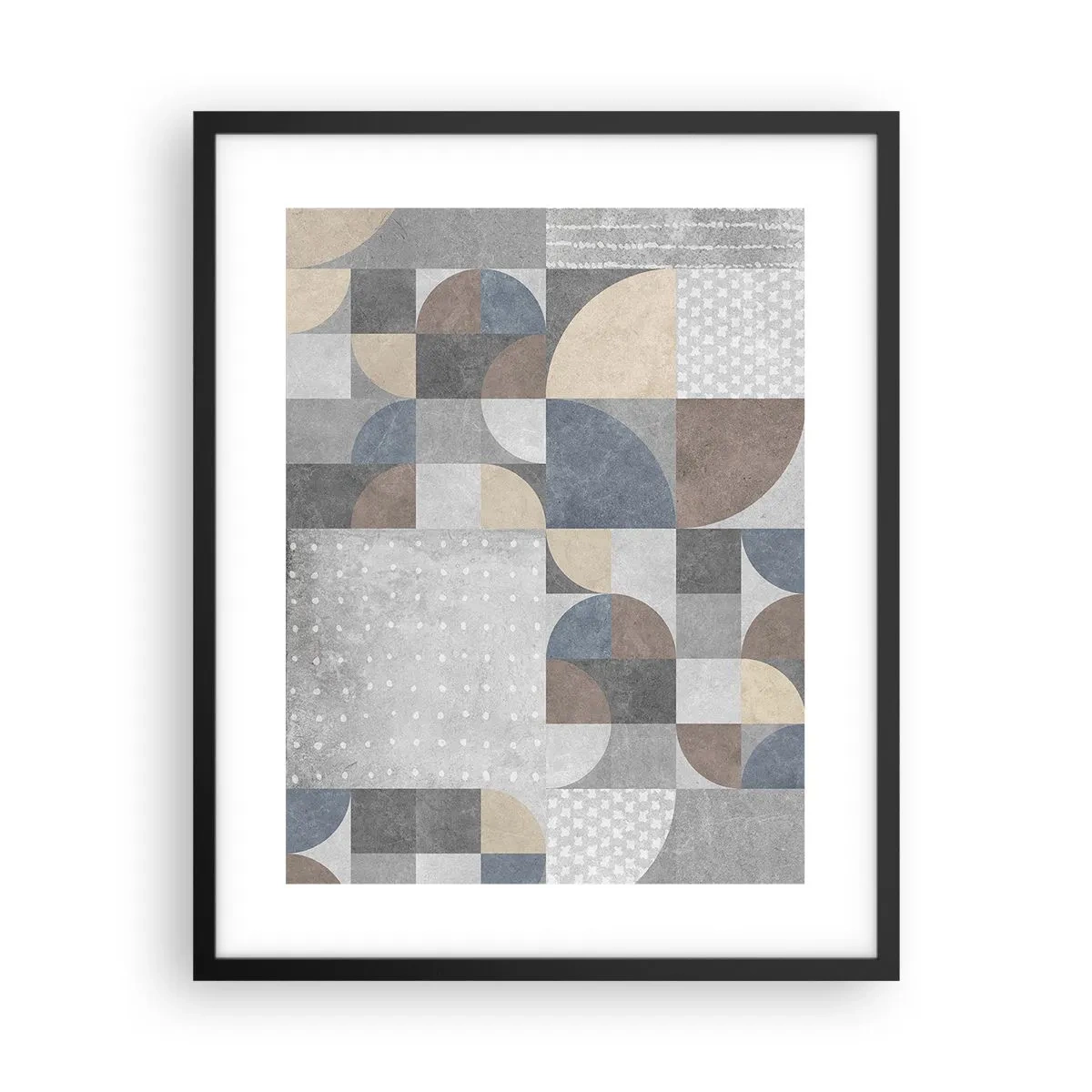 Affisch i svart ram - Keramisk fantasi - 40x50 cm