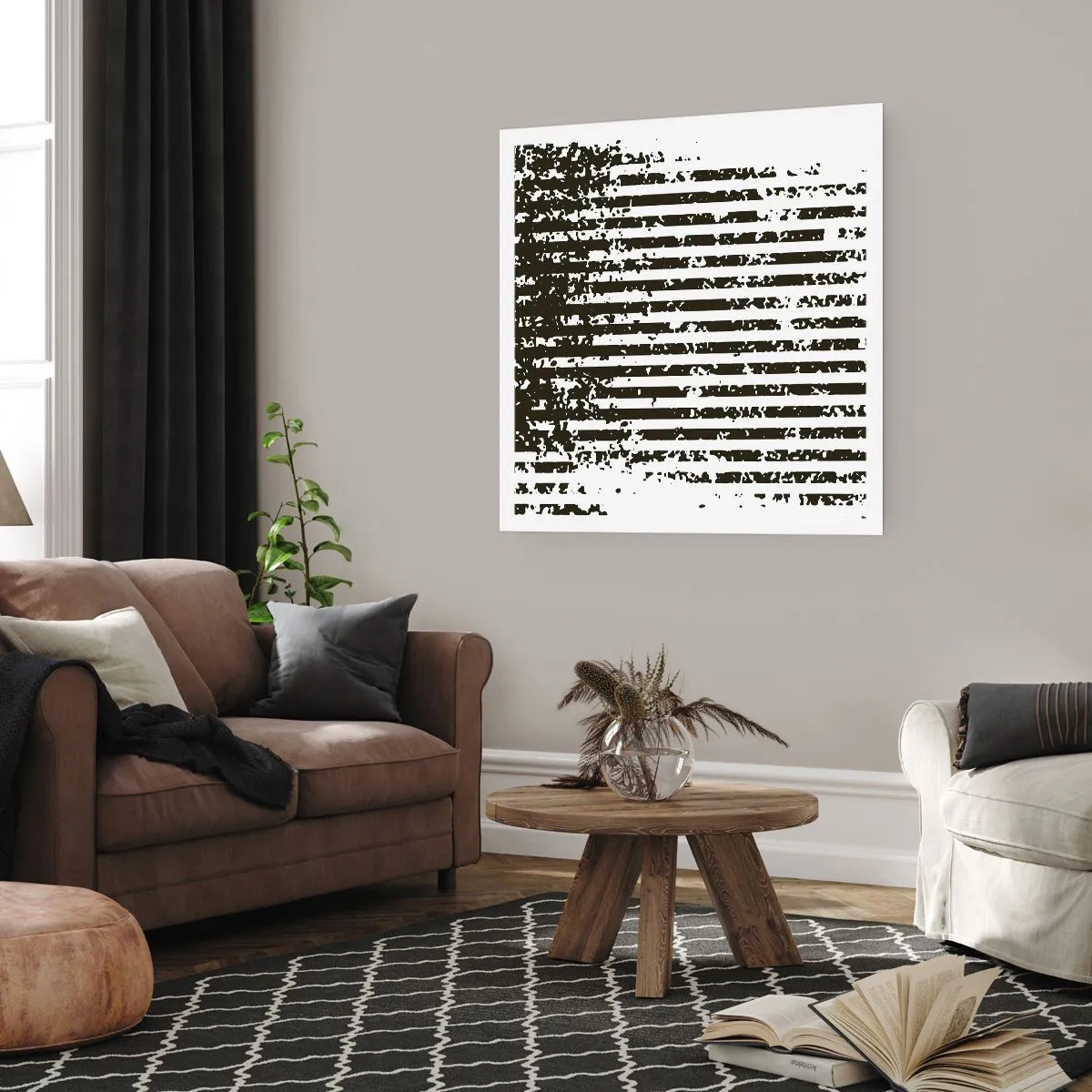 Affisch - Rytm och brus - 40x40 cm