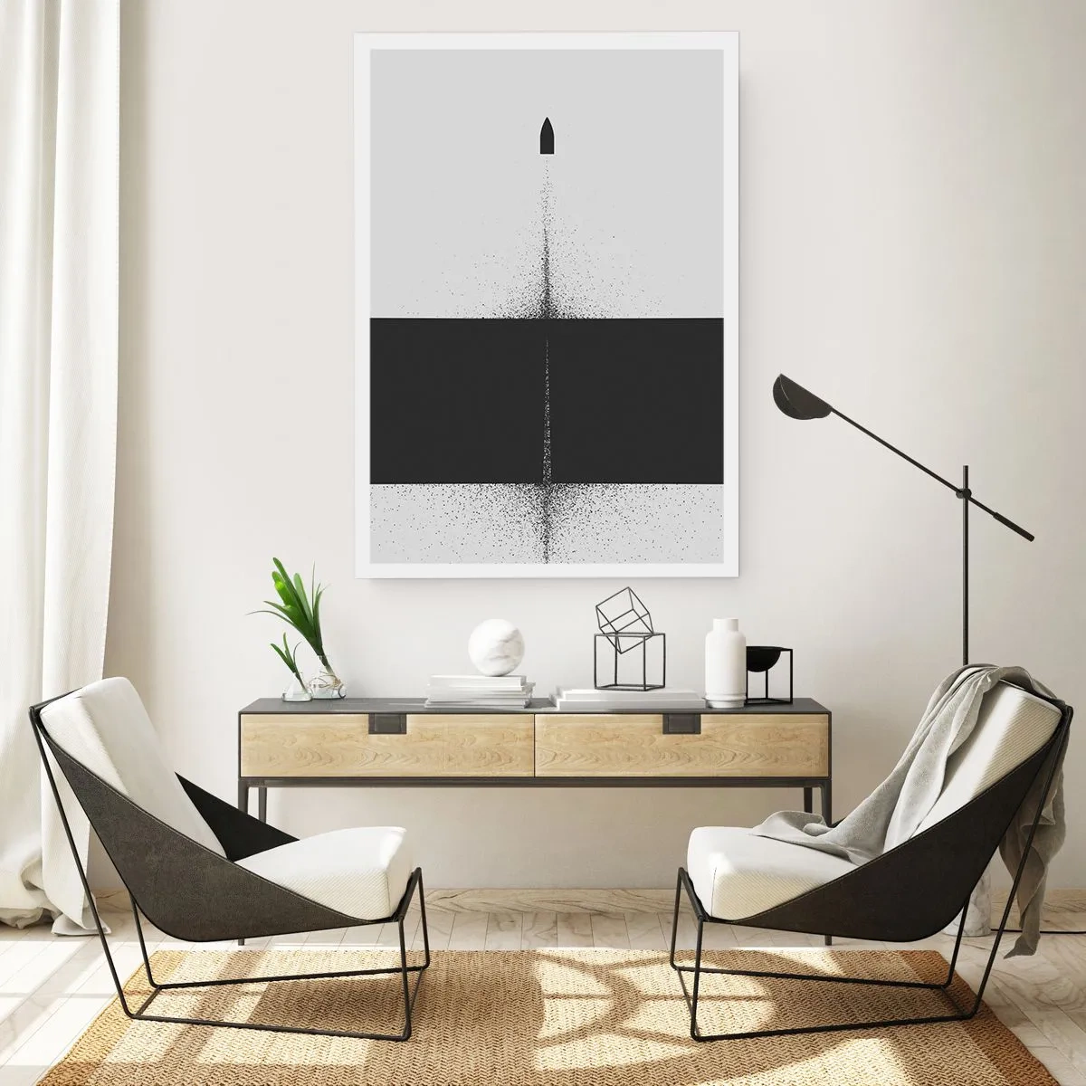 Affisch - Rakt mot målet - 61x91 cm