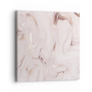 Canvastavla - Bild på duk - Rosa raseri - 40x40 cm