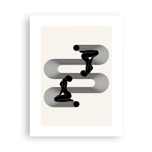 Affisch - Sensuell symmetri - 30x40 cm