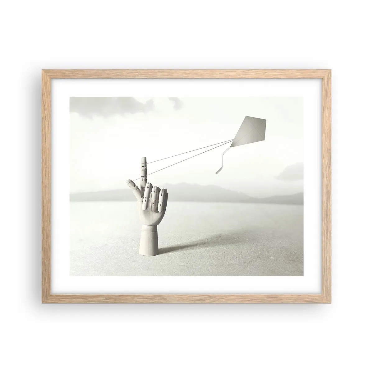 Affisch i ram av ljusek - Test av styrka - 50x40 cm