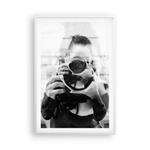 Affisch i vit ram - Skapare och material - 61x91 cm