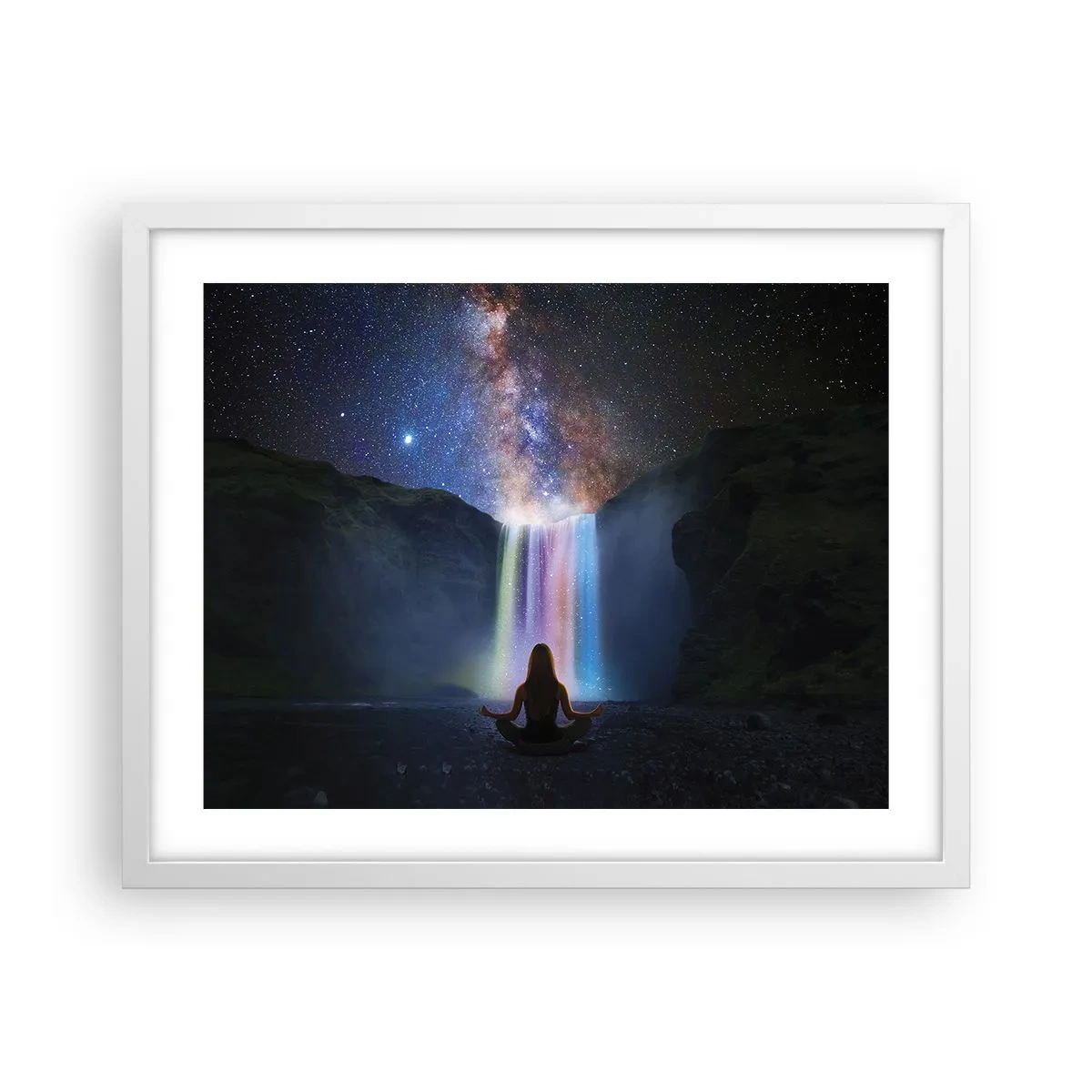 Affisch i vit ram - Absolut harmoni - 50x40 cm