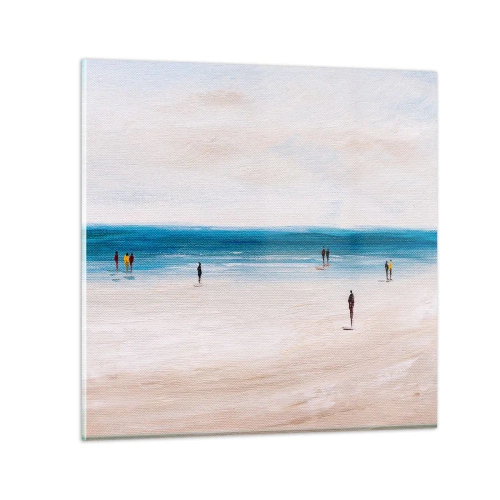 Glastavla - Bild på glas - Ett naturligt behov - 40x40 cm