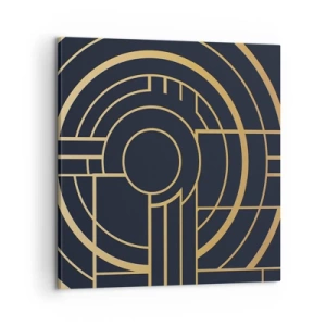 Canvastavla - Bild på duk - Sakernas gång - 60x60 cm