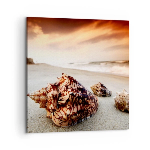 Canvastavla - Bild på duk - Vågböjare - 50x50 cm