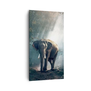 Canvastavla - Bild på duk - Lugn promenad - 55x100 cm