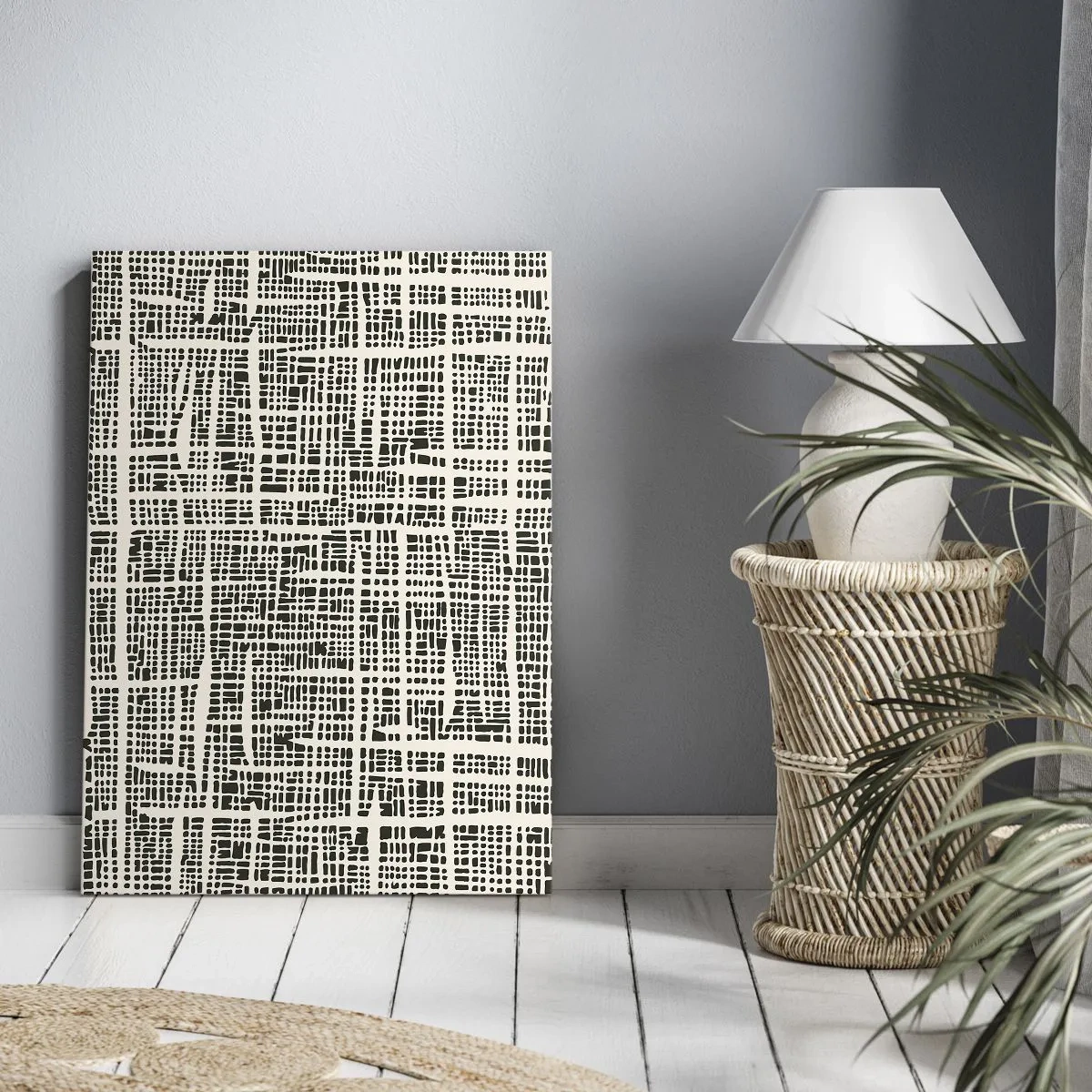 Canvastavla - Bild på duk - Vävd komposition - 50x70 cm