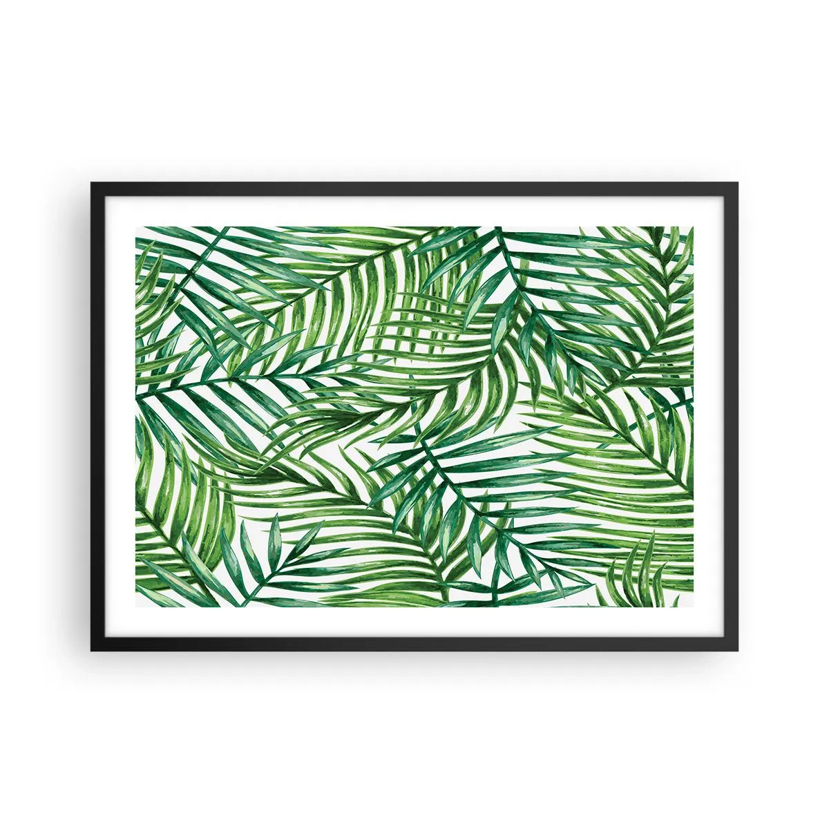 Affisch i svart ram - Under gröna baldakinen - 70x50 cm
