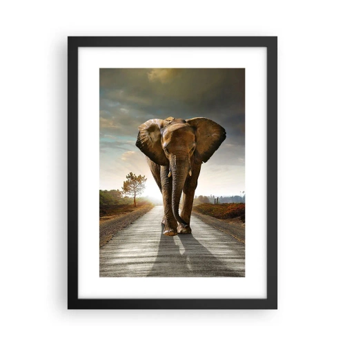 Affisch i svart ram - Inte alls i en porslinsbutik - 30x40 cm