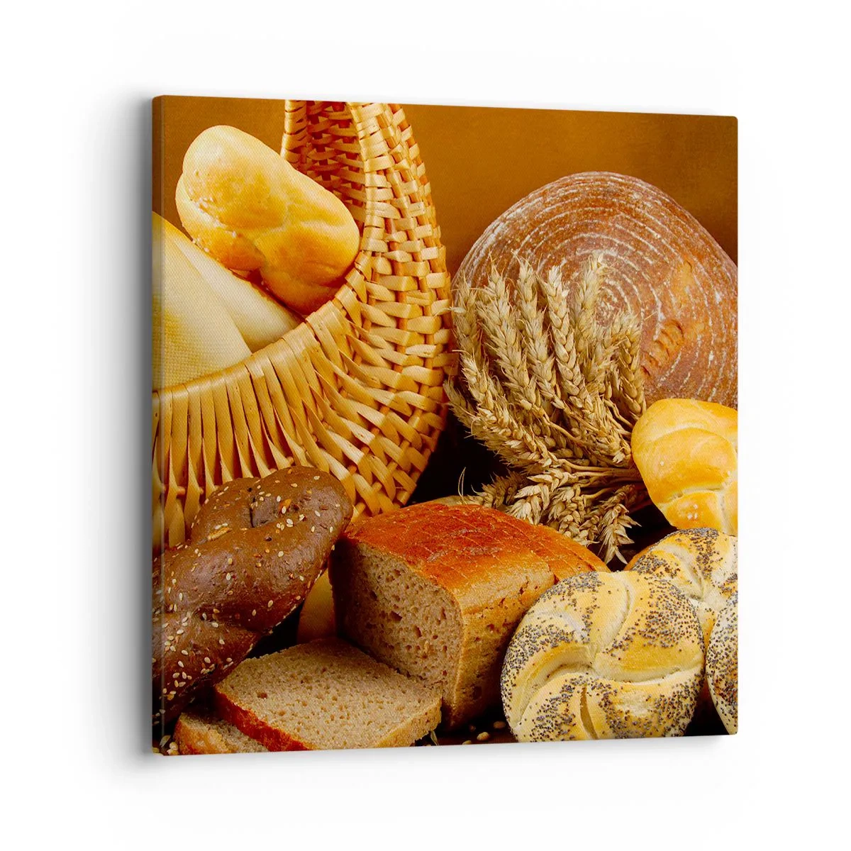 Canvastavla - Bild på duk - Vi kom undan igen - 40x40 cm