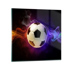 Glastavla - Bild på glas - Spelets magiska kraft - 50x50 cm