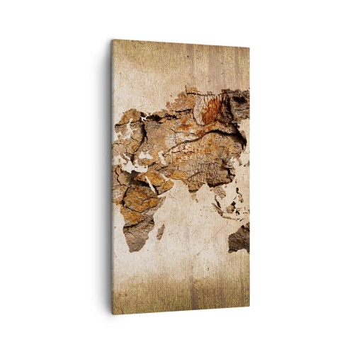 Canvastavla - Bild på duk - Världsupptäckt - 45x80 cm
