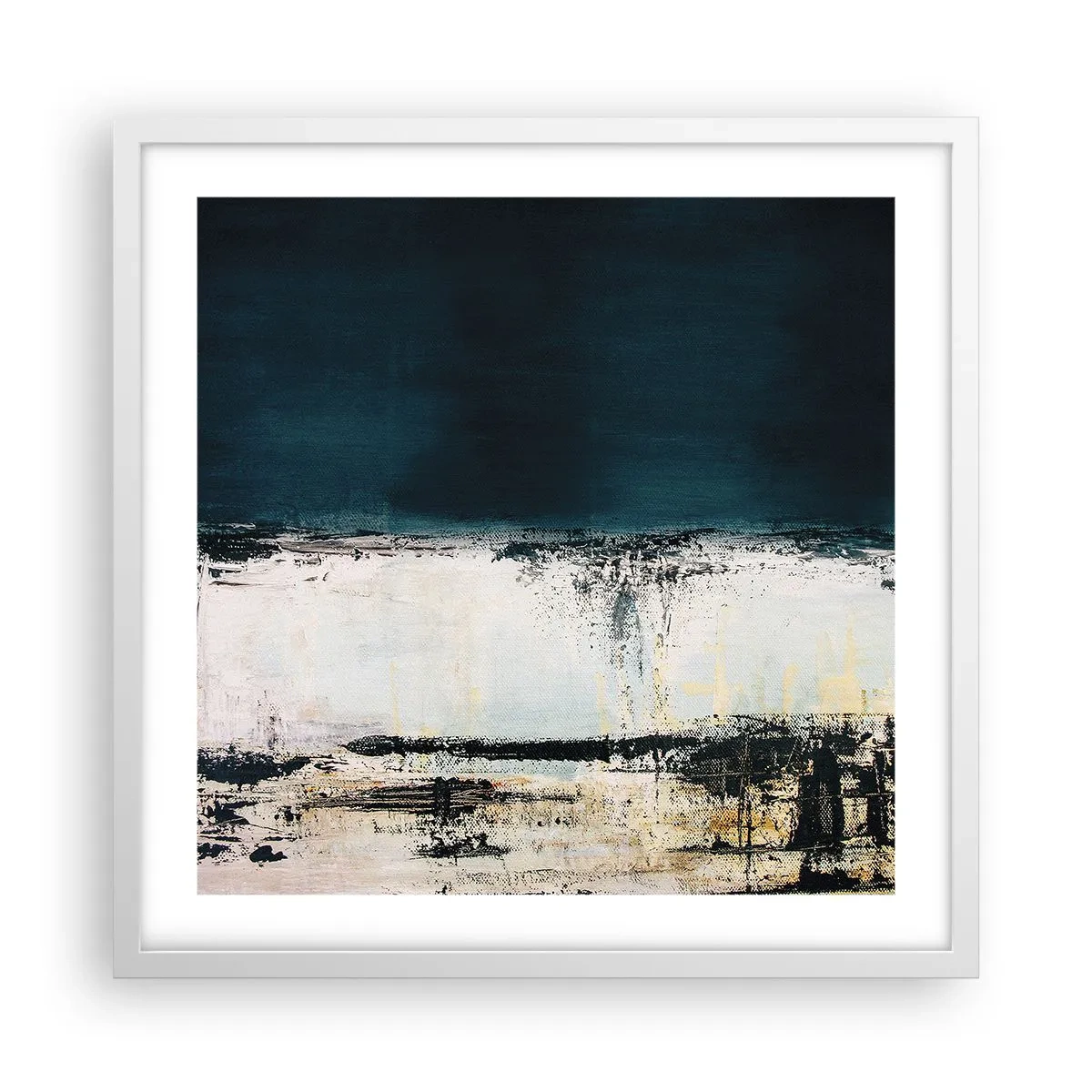 Affisch i vit ram - Horisontell komposition - 50x50 cm