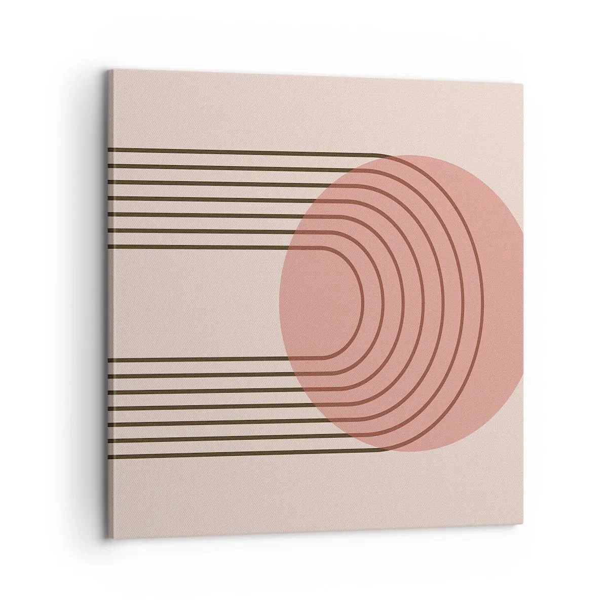 Canvastavla - Bild på duk - Ostoppad attraktionskraft - 60x60 cm