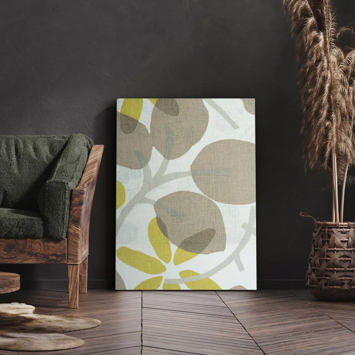 Canvastavla - Bild på duk - Komposition i solskenet - 50x70 cm