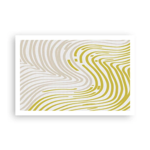 Affisch - Komposition med en mjuk böjning - 91x61 cm