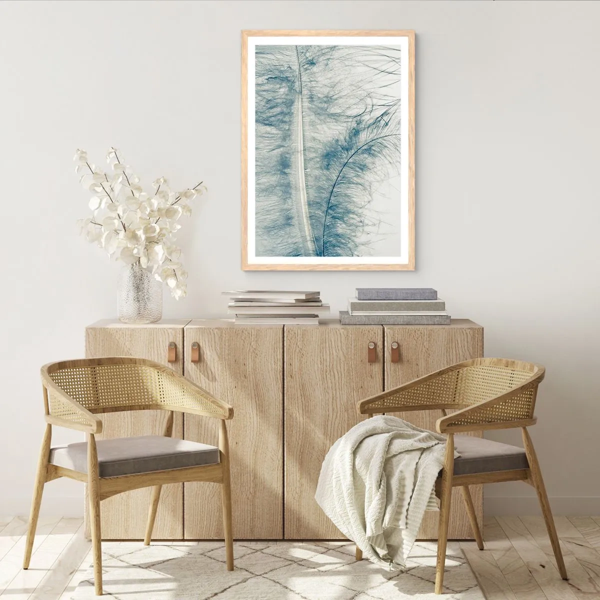 Affisch i ram av ljusek - Naturens viskningar - 70x100 cm
