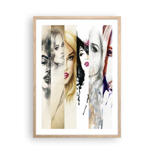 Affisch i ram av ljusek - Det är alltid DU - 50x70 cm