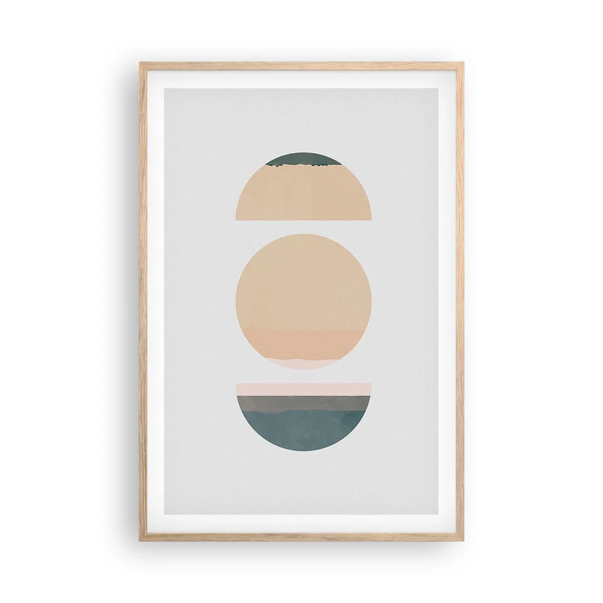 Affisch i ram av ljusek - Hjul efter hjul - 61x91 cm