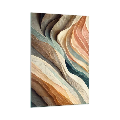 Glastavla - Bild på glas - Ögonblick före förändring - 70x100 cm