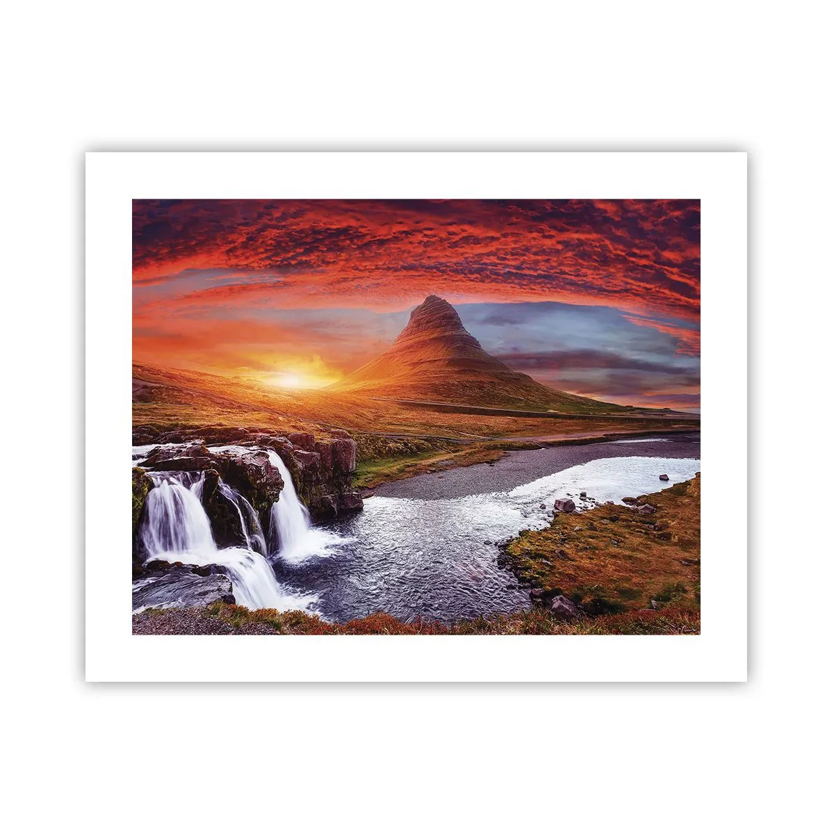 Affisch - Utsikt över Midgård - 50x40 cm