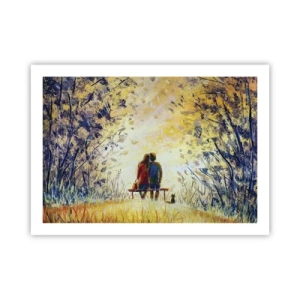 Affisch - Magisk stund - 70x50 cm