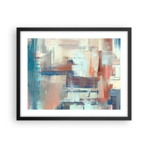 Affisch i svart ram - Att nå ljuset - 50x40 cm