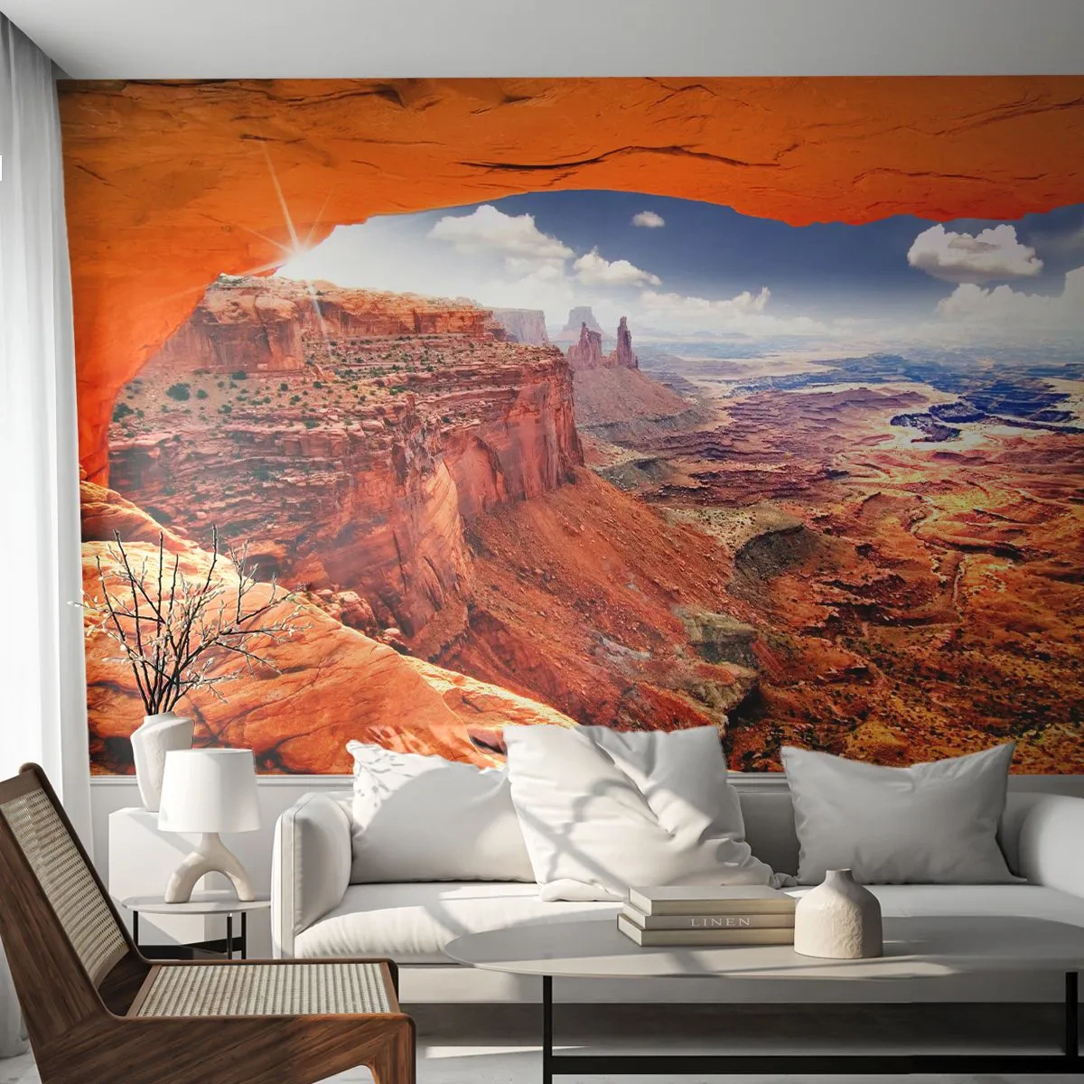 Självhäftande Fototapet Deluxe Sticker - Skapat av naturen - Landskap, Arizona nationalpark, Grand Canyon - 250x175 cm