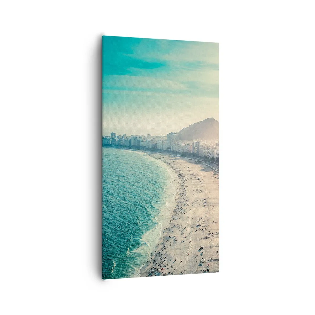 Canvastavla - Bild på duk - Evig semester i Rio - 65x120 cm