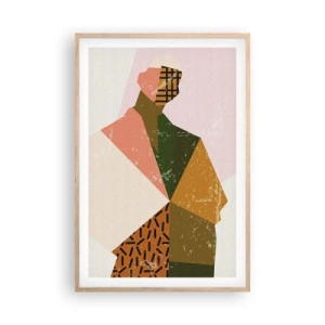 Affisch i ram av ljusek - Människan - en komplex varelse - 61x91 cm