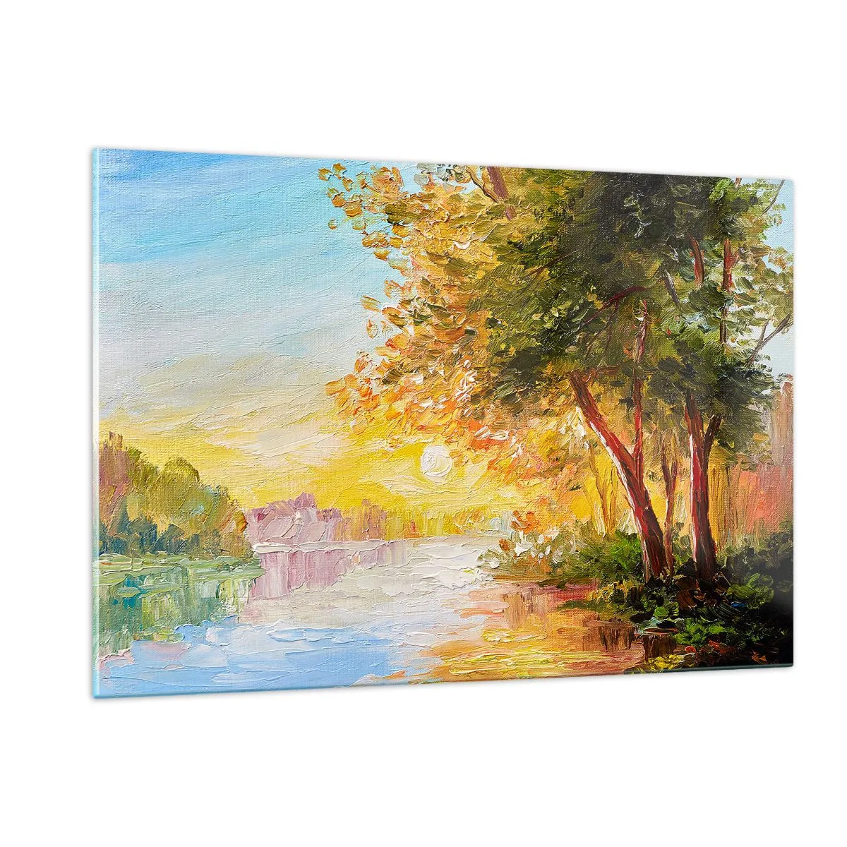 Glastavla - Bild på glas - Et in Arcadia ego - 120x80 cm
