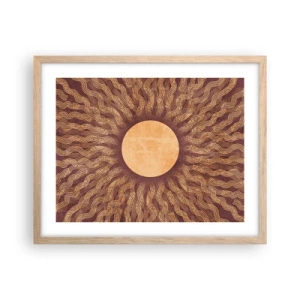 Affisch i ram av ljusek - Solikon - 50x40 cm