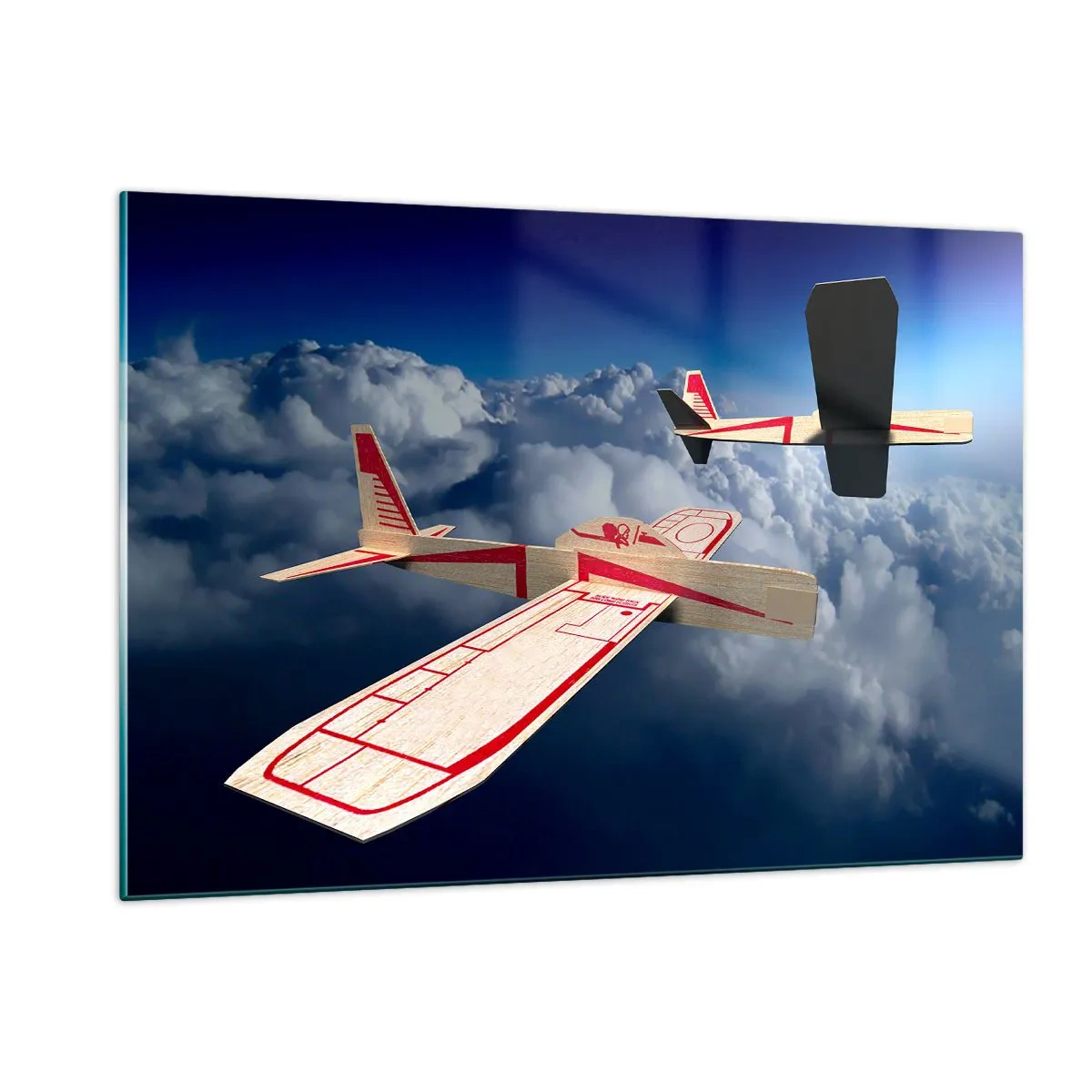 Glastavla - Bild på glas - Ännu högre, ännu längre - 120x80 cm