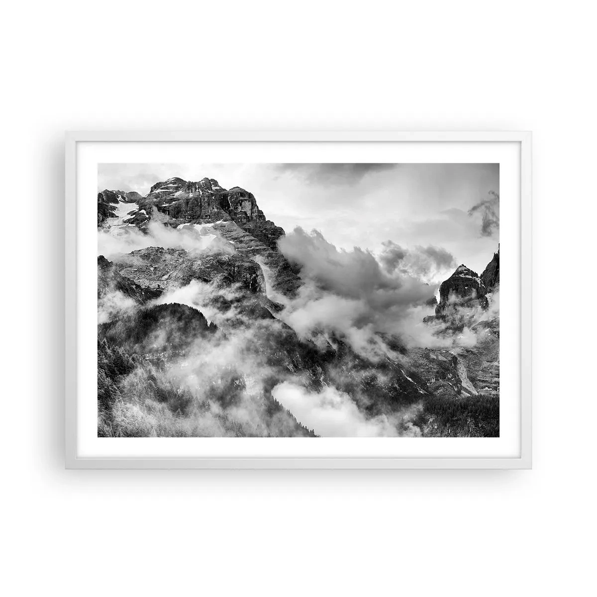 Affisch i vit ram - Vackra och grymma - 70x50 cm