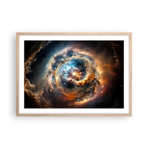 Affisch i ram av ljusek - Början - 70x50 cm