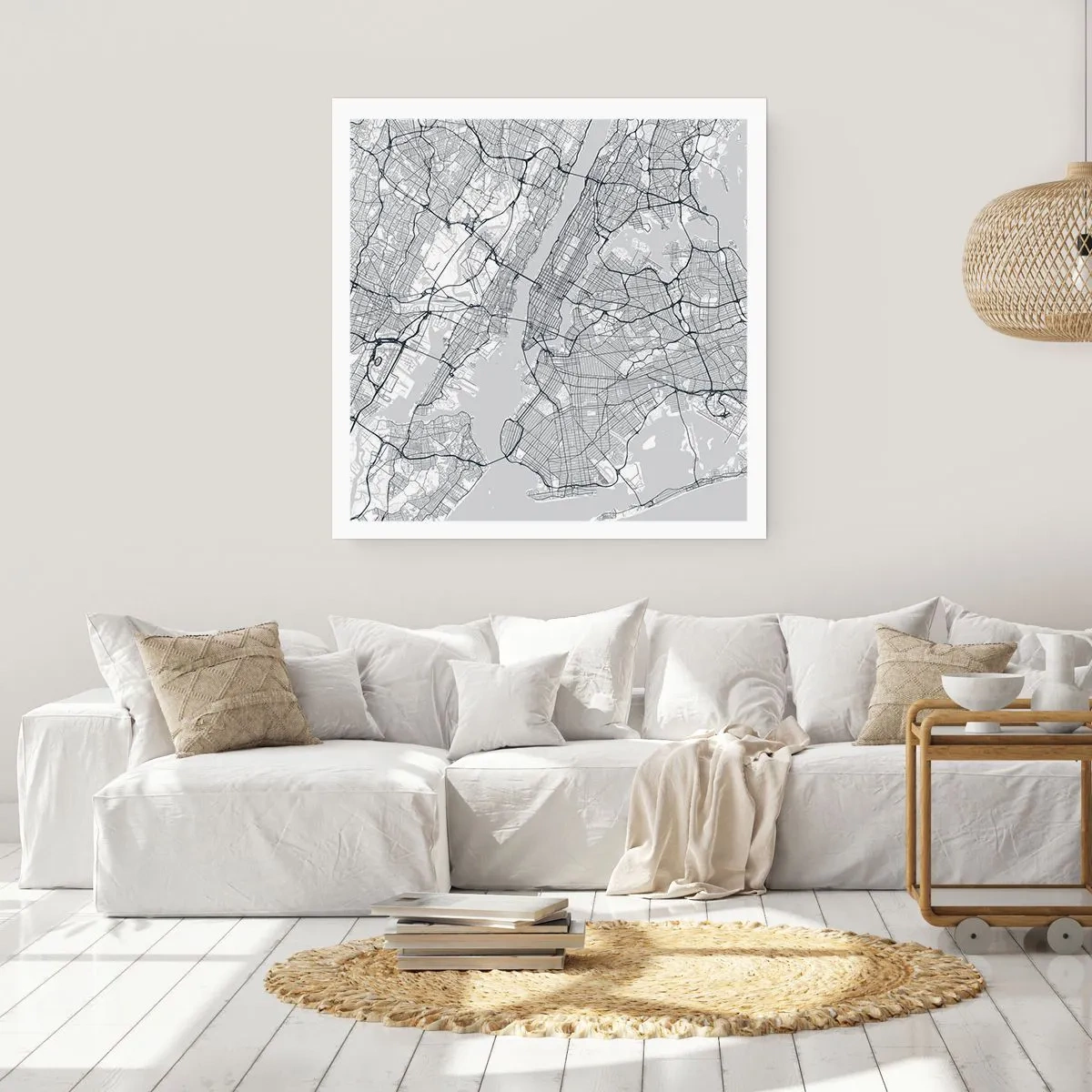 Affisch - Metropolens anatomi - 60x60 cm