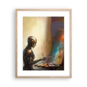 Affisch i ram av ljusek - Framtidens konst - 40x50 cm