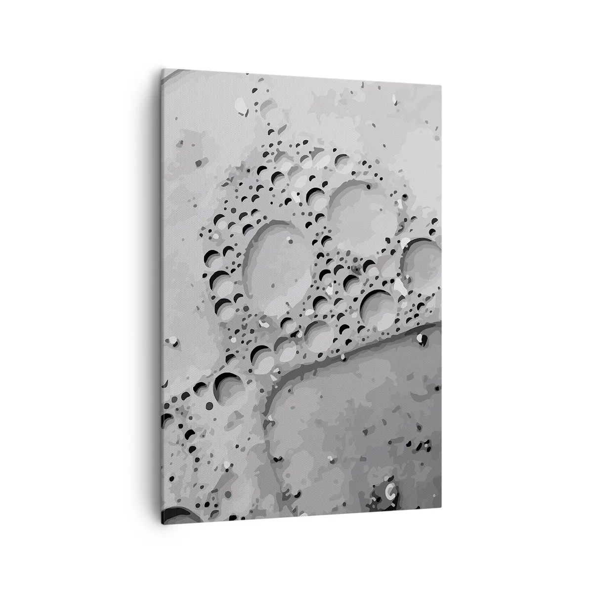 Canvastavla - Bild på duk - Spår efter skum - 70x100 cm