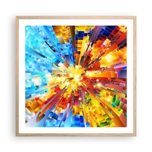 Affisch i ram av ljusek - In medias res - 60x60 cm