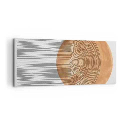 Canvastavla - Bild på duk - En solig komposition - 100x40 cm